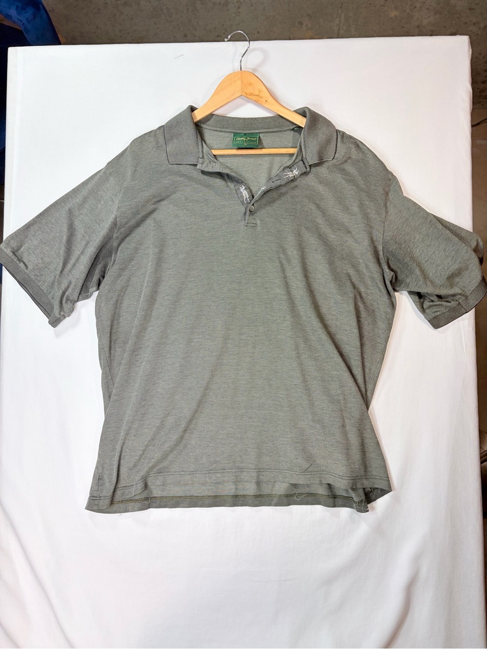 Bobby Jones Collection Gray Cotton Polo Shirt XL Made in Italy